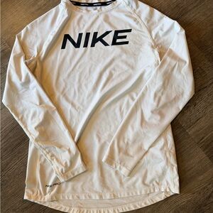 Nike Men's White Long Sleeve Tee